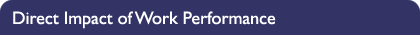 Direct Impact of Work Performance
